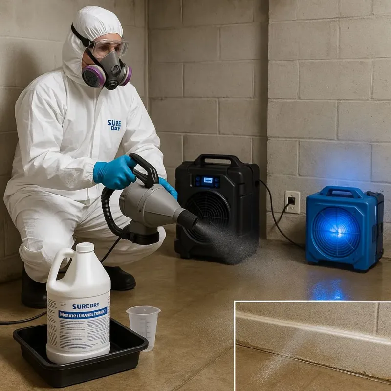 Sanitization and Odor Removal process in Lewiston, CA